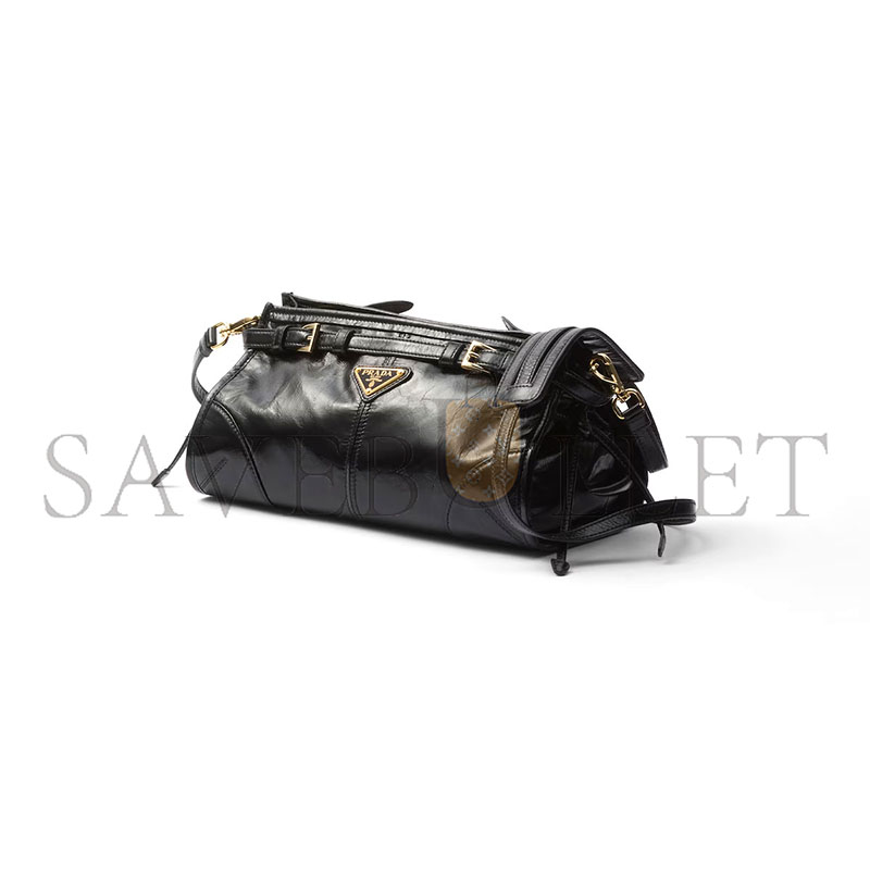 Pra*a bonnie small leather shoulder bag 1bh215 (26*14*12cm)